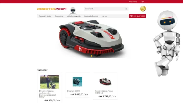 Website Screenshot: Roboterprofi - Roboter Online Shop - Roboterprofi - Date: 2023-06-26 10:20:14