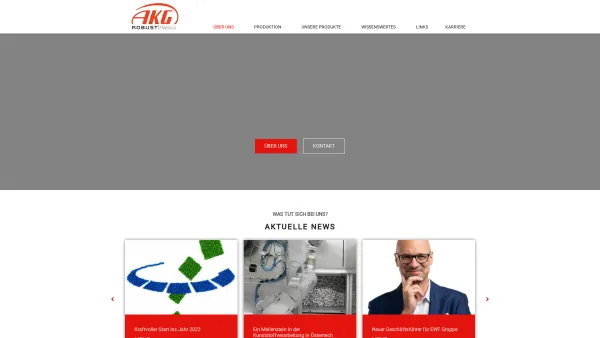 Website Screenshot: Eder Karl Robust-Plastik Kunststoffverarbeitungs Robust Plastik Portal - AKG Robust Plastics - Date: 2023-06-14 10:47:29