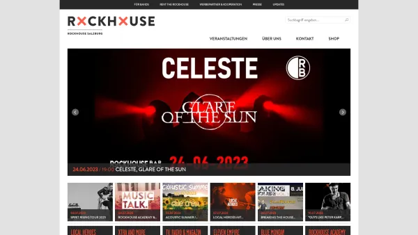 Website Screenshot: ROCKHOUSE SALZBURG ANDERE TÖNE - Rockhouse Salzburg - Date: 2023-06-26 10:20:14