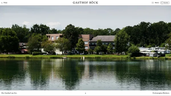 Website Screenshot: Josef Röck KG www.roecksee.at - Gasthof Röck | Der Gasthof am See. - Date: 2023-06-26 10:20:14