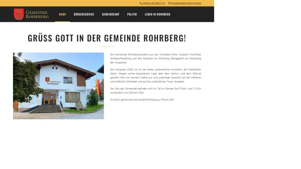 Website Screenshot: Rohrberg Gemeinde Region Regional Regionales Information System Gemeinde Gemeinden - Home - Date: 2023-06-26 10:20:17