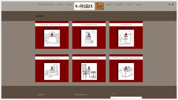 Website Screenshot: Rohregger Einrichtungsfachhandel - Rohregger Einrichtungsfachhandel - Date: 2023-06-26 10:20:17