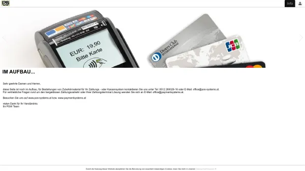 Website Screenshot: Roner Payment Systems West SHOP - PSW SERVICE - Date: 2023-06-14 10:44:51