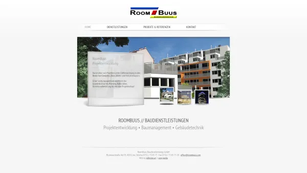 Website Screenshot: RoomBuus Baudienstleistungs gmbH - Home - RoomBuus Baudienstleistungs GmbH - Date: 2023-06-14 10:44:51