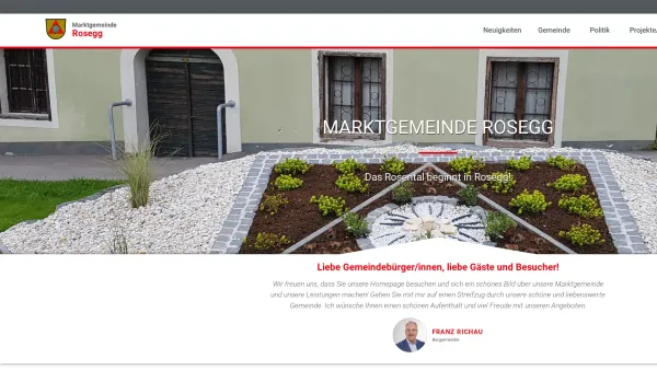Website Screenshot: Ambrusch Marktgemeinde Rosegg online! Tierpark Rosegg Keltenwelt Frög - Marktgemeinde Rosegg – Rosental in Kärnten - Date: 2023-06-15 16:02:34