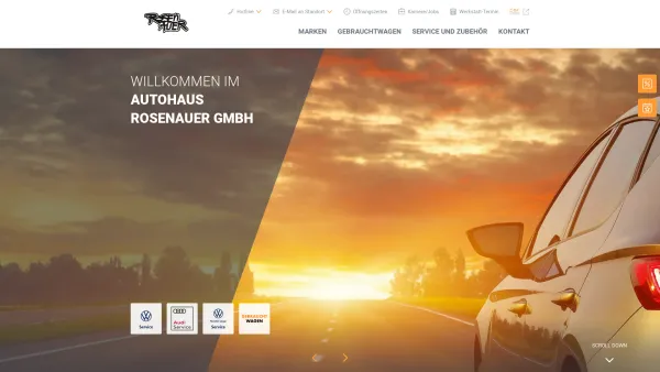 Website Screenshot: Autohaus Rosenauer - Rosenauer GmbH - Date: 2023-06-26 10:20:20