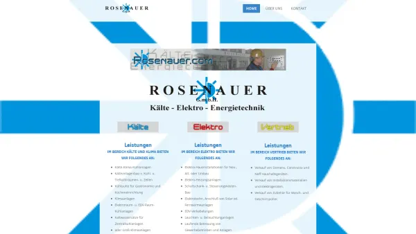 Website Screenshot: Rosenauer GmbH - Home - 1525693776s Webseite! - Date: 2023-06-26 10:20:20