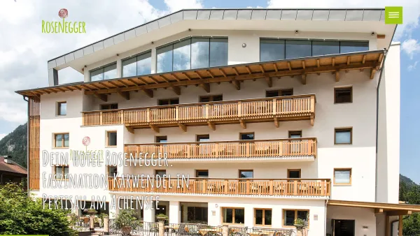 Website Screenshot: Hotel-Pension Gastbetriebe Roseneggerauf unserer Site - Hotel Achensee - Wellness Oase Karwendel | Rosenegger Achensee | Hotel Rosenegger - Date: 2023-06-26 10:20:20