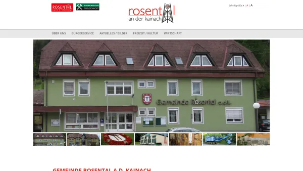 Website Screenshot: Gemeinde Rosental an der Kainach - Gemeinde Rosental - Date: 2023-06-26 10:20:20