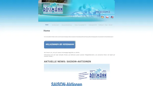 Website Screenshot: Ing. H. Rossmann Warenhandelsgesellschaft auf rossmann.at - Home - Rossmann - Date: 2023-06-14 10:44:51