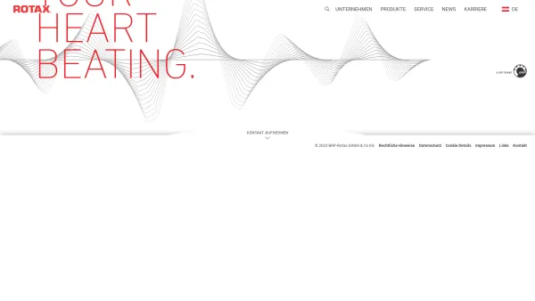 Website Screenshot: BRP-Rotax GmbH & Co KG - BRP-Rotax - We get your heart beating - Date: 2023-06-14 10:46:49