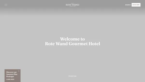 Website Screenshot: Gasthof Rote Wand - Enjoy your Summer Holidays at Rote Wand Gourmet Hotel - Date: 2023-06-26 10:20:21