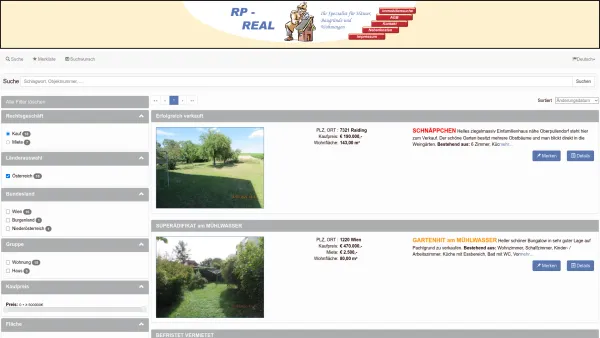 Website Screenshot: RP-Real Peyerl KEG - RP-Real - Date: 2023-06-14 10:44:54