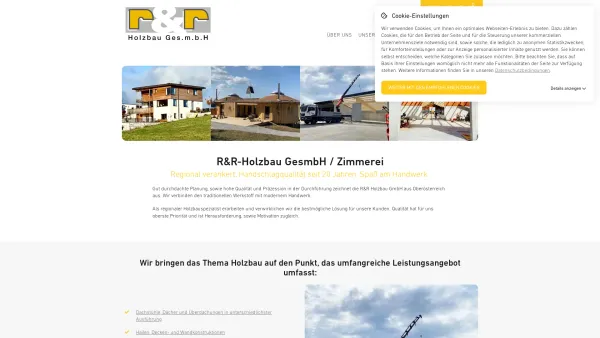 Website Screenshot: +++ R&R Holzbau ++ - Die Zimmerei in Ihrer Nähe - RR Holzbau - Date: 2023-06-26 10:20:23