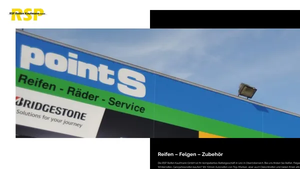 Website Screenshot: RSP - Point-S Reifenhandel in Linz - Kaufmann - Date: 2023-06-26 10:20:23