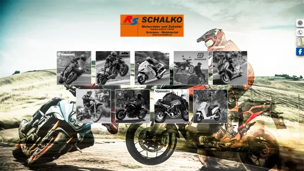 Website Screenshot: RS Schalko-Der Waldviertler Motorradspezialist - RS Schalko GmbH , Niederschremserstraße 35 , 3943 , Schrems - Kawasaki, KTM, Suzuki, GasGas, Kymco, Rieju, Benda, Speedex, Tauris - Date: 2023-06-26 10:20:23
