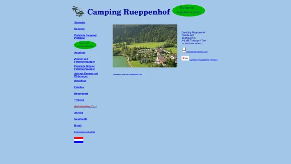 Website Screenshot: Atzl Rueppenhof Thiersee - Adresse Kontakt Rueppenhof Thiersee - Date: 2023-06-26 10:20:26