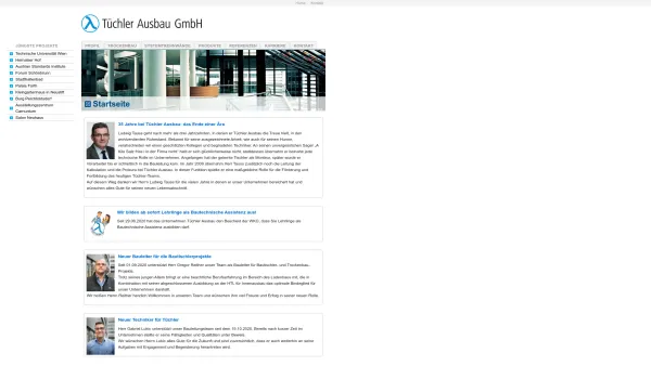 Website Screenshot: R&M Tüchler GmbH - Startseite - Tüchler Ausbau GmbH - Date: 2023-06-15 16:02:34