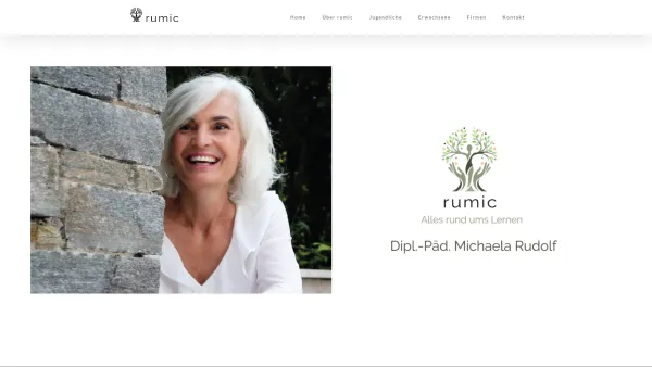 Website Screenshot: rumic Alles rund ums Lernen - rumic - Dipl.-Päd. Michaela Rudolf - Date: 2023-06-26 10:20:26