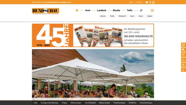 Website Screenshot: oberländer rundschau online rundschau - Rundschau | Oberländer Wochenzeitung | rundschau.at - Date: 2023-06-26 10:20:26