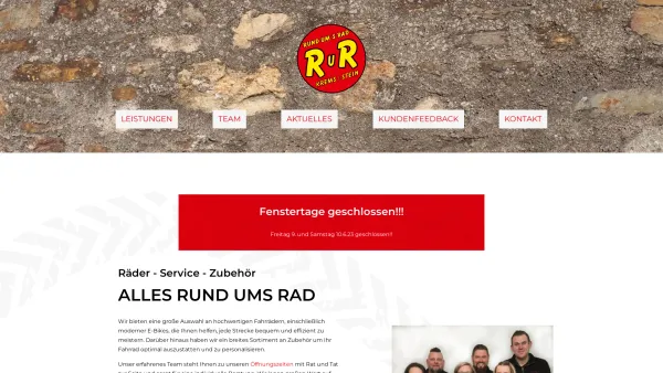 Website Screenshot: Rund ums Rad Walter Völkl - Räder Service Zubehör - Rund ums Rad, Krems/Stein, Räder - Service - Zubehör - Date: 2023-06-15 16:02:34