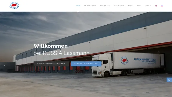 Website Screenshot: RUSSIA Fachspedition Dr. Lassmann GmbH - Home - Lassmann Russia Logistics - Date: 2023-06-26 10:20:26
