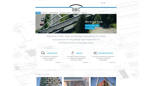 Website Screenshot: SBC Steel and Bridge Construction GmbH A-1220 Wien - HOME - Date: 2023-06-26 10:20:29