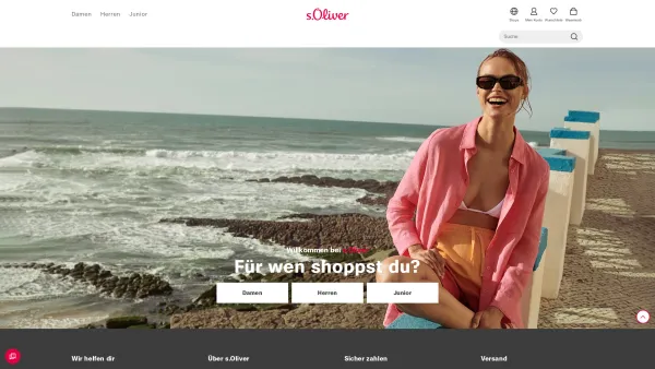 Website Screenshot: s.Oliver - s.Oliver ♥ Kleidung, Mode, Schuhe & Accessoires online kaufen - Date: 2023-06-26 10:20:29