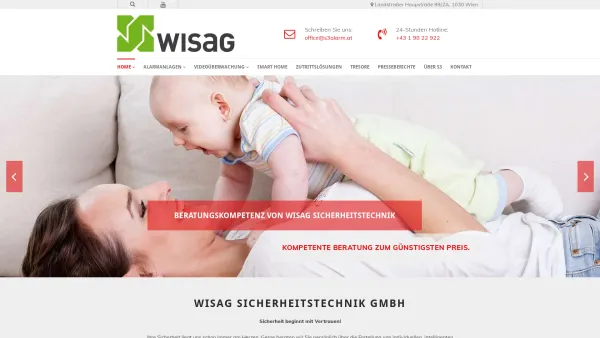 Website Screenshot: S3 Slauf Security Systems GmbH - Alarmanlagen, Sicherheitssysteme Wien - WISAG Sicherheitstechnik GmbH - Date: 2023-06-14 16:38:50