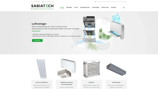 Website Screenshot: SABIATECH Startseite - Sabiatech - Home - Date: 2023-06-26 10:20:29
