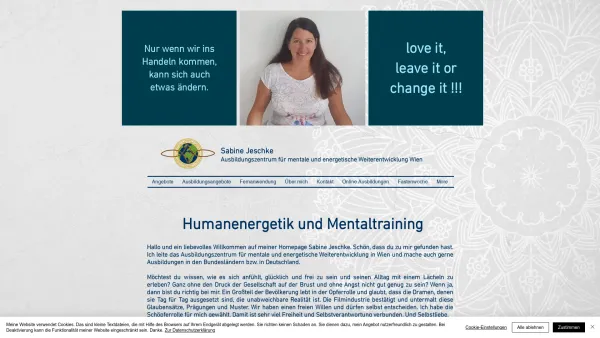 Website Screenshot: Sabine Jeschke - Humanenergetik & Mentaltraining Wien | Sabine Jeschke - Date: 2023-06-26 10:26:41