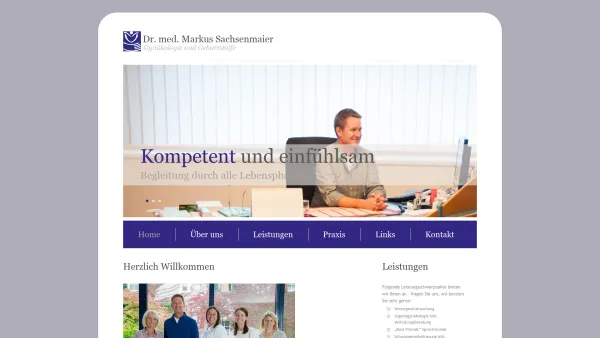 Website Screenshot: Dr. med. Markus Sachsenmaier Gynäkologie und Geburtshilfe Lienz - Gynäkologie und Geburtshilfe - Dr. med. Markus Sachsenmaier - Date: 2023-06-26 10:20:29