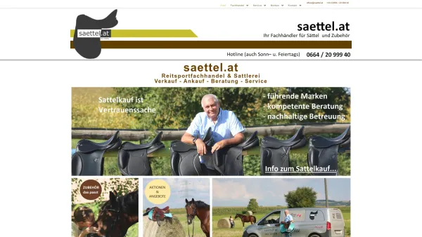 Website Screenshot: saettel.at - Date: 2023-06-26 10:20:29