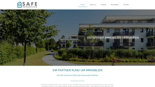 Website Screenshot: SAFE Immo & Trade Service GmbH - SAFE Immobilien – Ihr Partner für Haus & Immobilie - Date: 2023-06-15 16:02:34