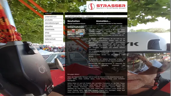 Website Screenshot: Strasser Safety Systems GmbH - Persönliche Schutzausrüstung gegen Absturz - safety - Date: 2023-06-26 10:20:29