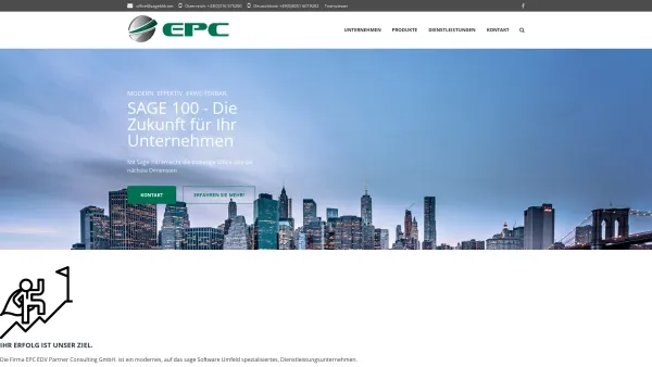 Website Screenshot: Jochen EDV-Partner - Sage | ERP | CRM – Software von Sage powered by EPC - Date: 2023-06-26 10:20:32