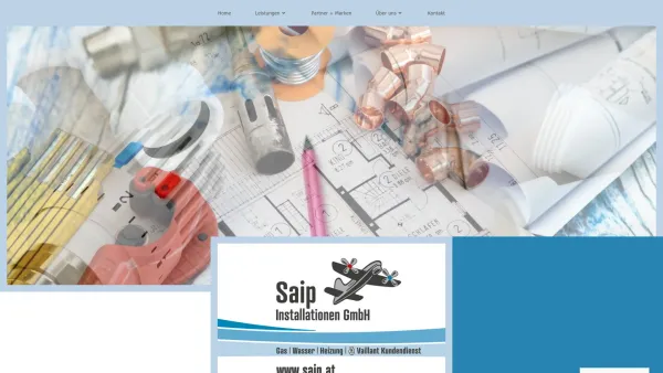 Website Screenshot: bei Helmut SAIP Installationen - Saip Installationen GmbH - Date: 2023-06-26 10:20:32