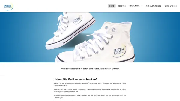 Website Screenshot: Saischek Accounting - Saischek - Accounting - Date: 2023-06-26 10:20:32