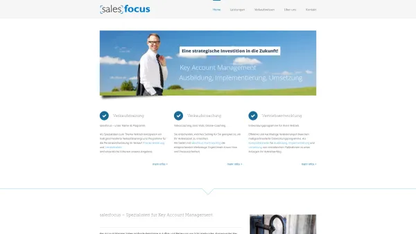 Website Screenshot: salesfocus Institut für Verkaufserfolg - Home | salesfocus - Date: 2023-06-14 10:44:57