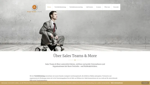 Website Screenshot: Sales Teams & More - Vertriebsberatung & Vertriebsoutsourcing - SalesTeams - Date: 2023-06-26 10:20:32