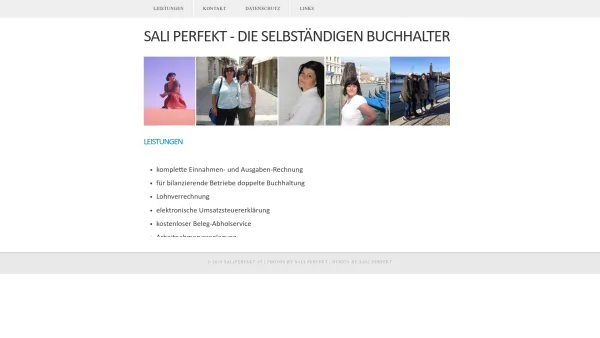 Website Screenshot: Siegele Ursula u Mag Sabine Schweighofer Sali-perfekt DIE Selbstständigen Buchhalter - Sali Perfekt - Buchaltung und Lohnverrechnung Imst / See - Date: 2023-06-26 10:20:32