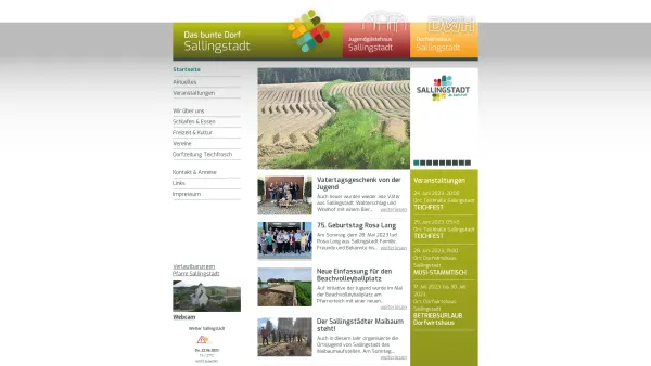 Website Screenshot: Hahnl www.Sallingstadt.net Das bunte Dorf - Sallingstadt: Startseite - Date: 2023-06-26 10:20:32
