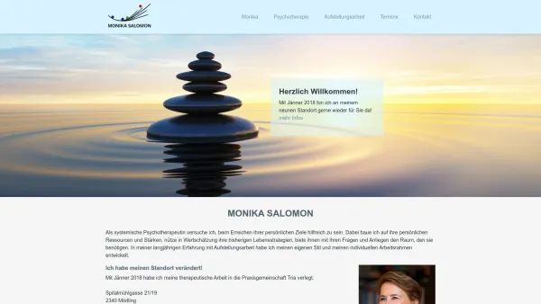 Website Screenshot: Institut Psychologie Beratung Begleitung Bildung Mödling Niederösterreich Salomon - Monika Salomon - Psychotherapie, Aufstellungsarbeit - Date: 2023-06-14 10:44:57