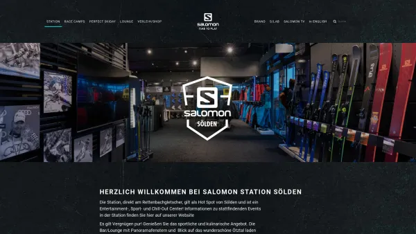 Website Screenshot: salomonstation - Die Salomon Station Sölden bietet alles was Sie an Ihrem Skitag brauchen - Date: 2023-06-26 10:20:32
