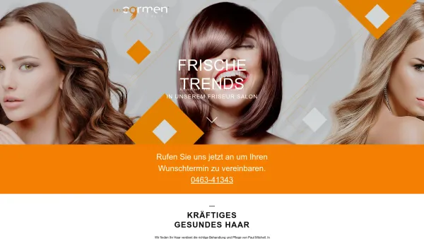 Website Screenshot: SALON CARMEN - Friseur Salon Carmen - Klagenfurt -  Kräftiges gesundes Haar - Date: 2023-06-15 16:02:34