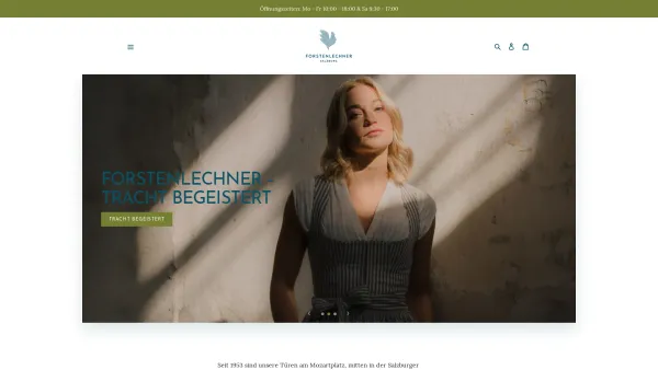 Website Screenshot: Forstenlechner Trachten - Trachten Forstenlechner – salzburg-trachtenmode - Date: 2023-06-26 10:20:35