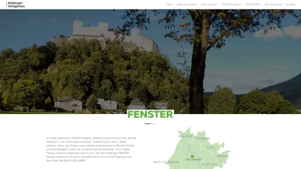 Website Screenshot: Salzburger Fenster Ausgabe 38/05 - Salzburger FENSTER Magazin - Salzburger Verlagshaus - Date: 2023-06-14 10:44:57