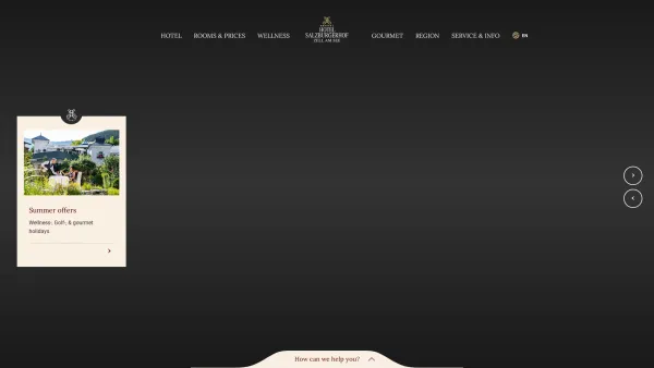 Website Screenshot: Hotel Salzburgerhof - Your 5 star hotel in Austria: the Wellness, Ski, Golf & Gourmet Hotel Salzburgerhof in Zell am See - Date: 2023-06-26 10:20:35