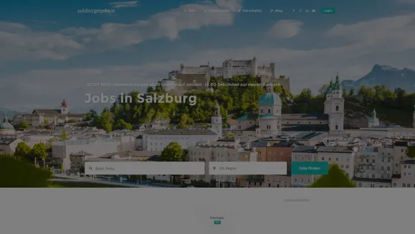 Website Screenshot: salzburgerjobs.at - Jobs in Salzburg | salzburgerjobs.at ® - Date: 2023-06-26 10:26:41