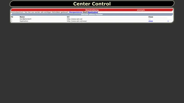 Website Screenshot: SAM Organisation Ing. S. Schatteiner - Site SamBaCenter4 Manager - Date: 2023-06-26 10:20:35